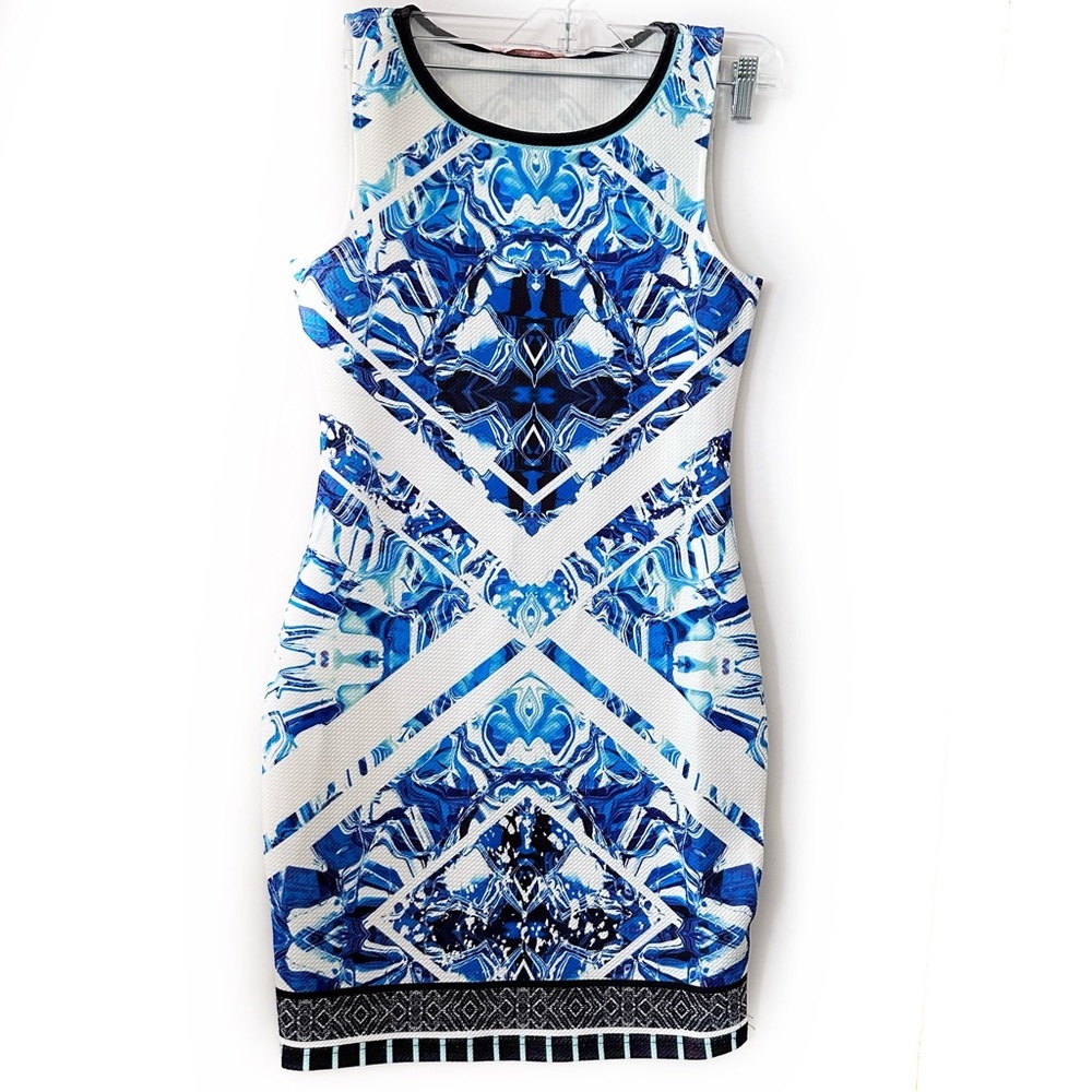 Bloomingdale’s Dress Mini Size Medium Preppy Summer  Comfort Graduation Comfort - Picture 2 of 10